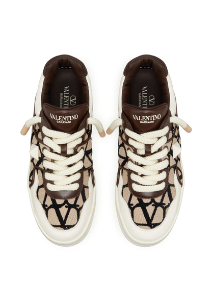Valentino Garavani One Stud XL low-top sneakers Light Brown